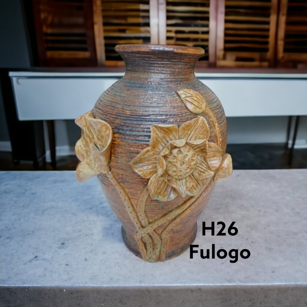 bình cắm hoa gốm sứ fulogo (313)