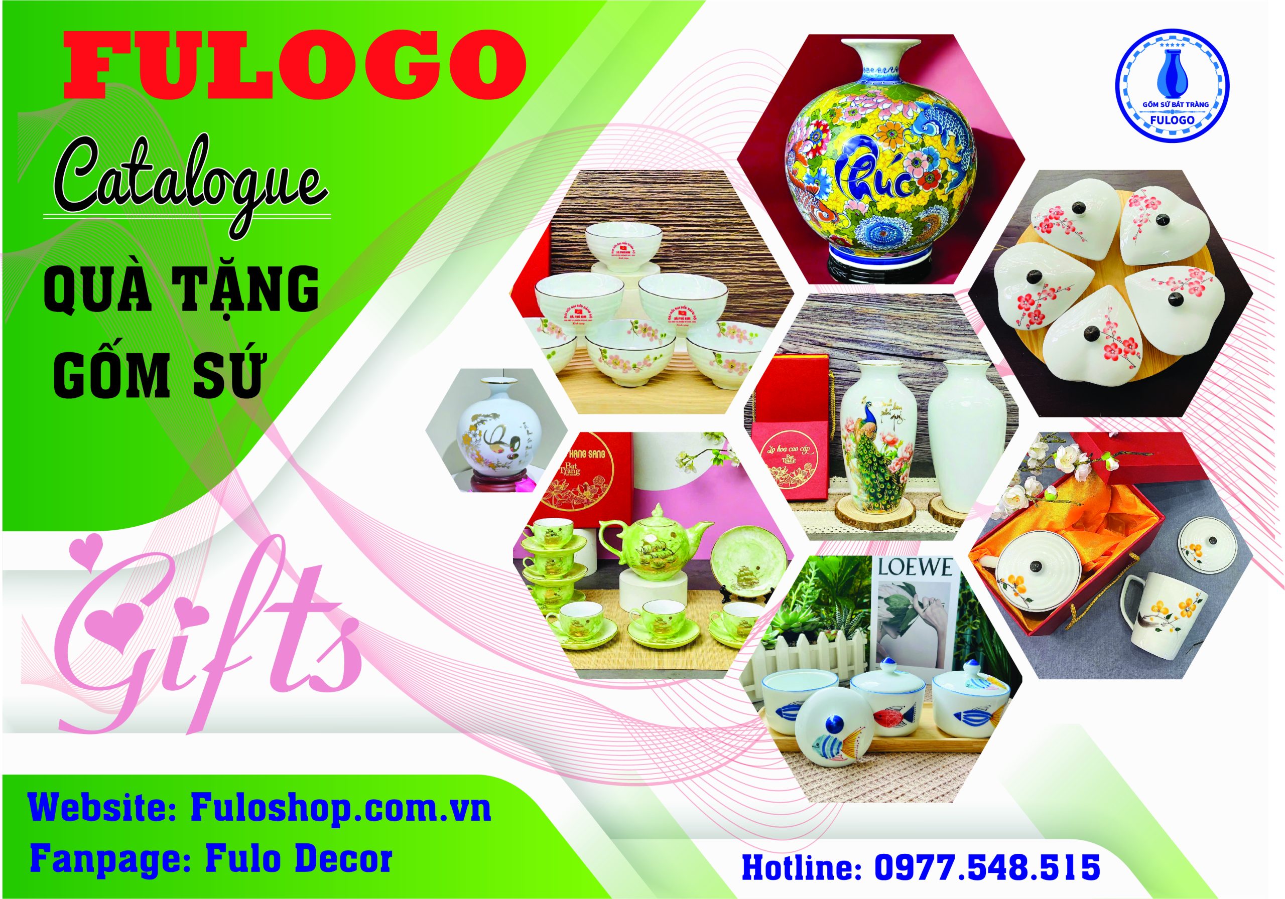 Qùa tặng từ gốm sứ FULOGO