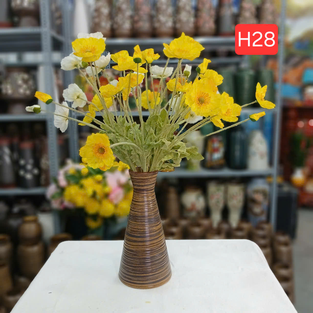 Bình hoa rẻ đẹp gốm sứ fulo