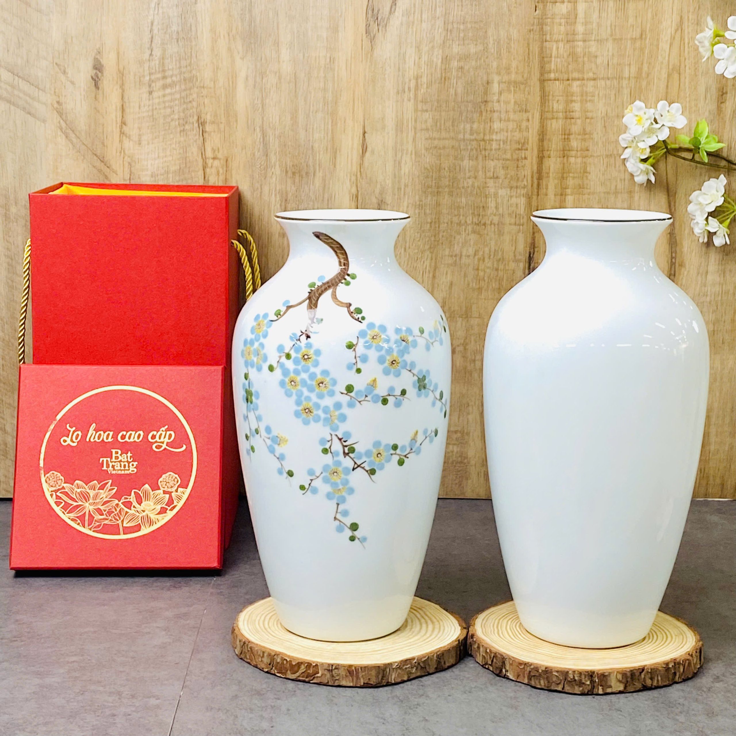 Bình hoa ở tphcm- gốm sứ fulo