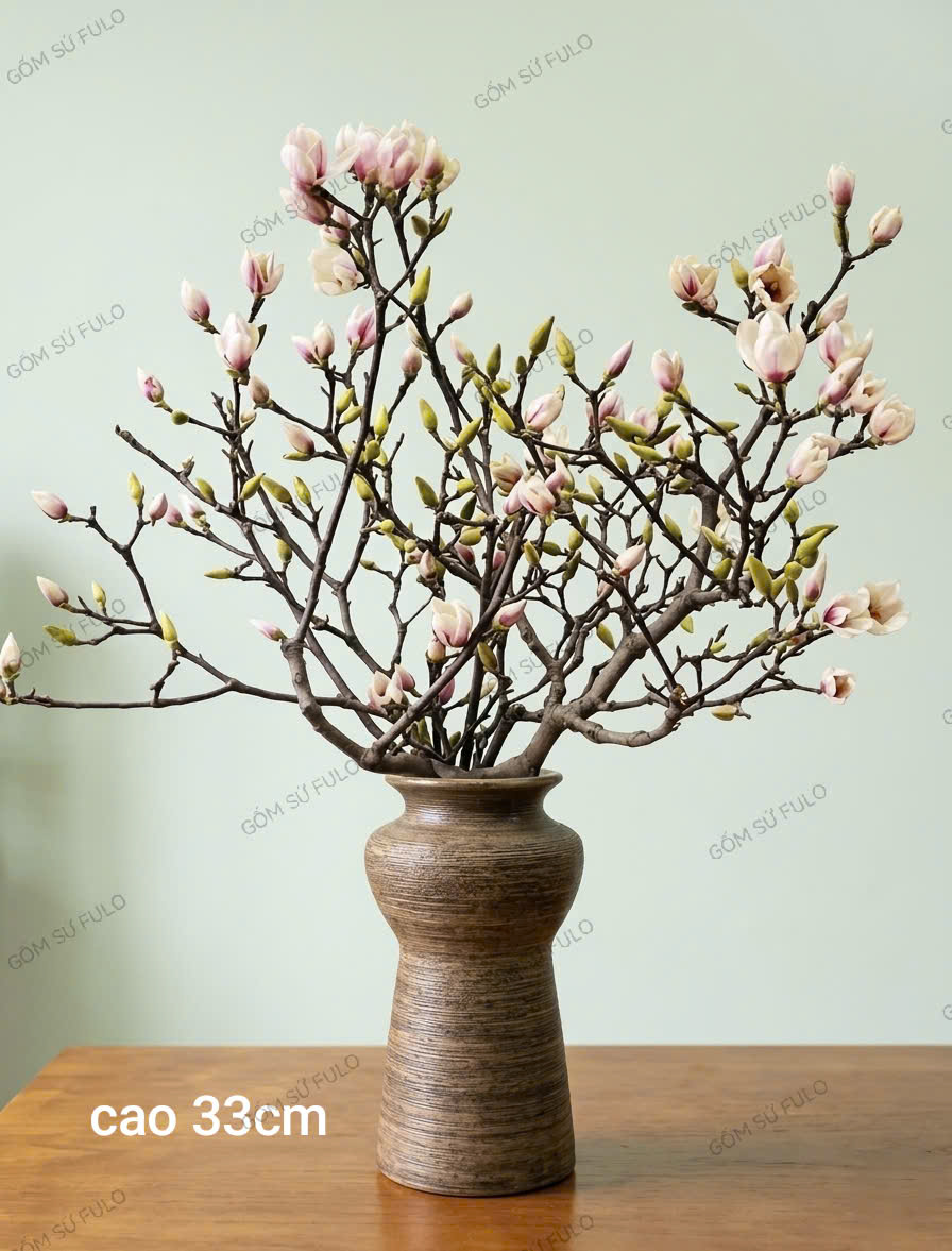 Nơi bán bình cắm hoa mộc lan đẹp- Gốm Sứ Fulo