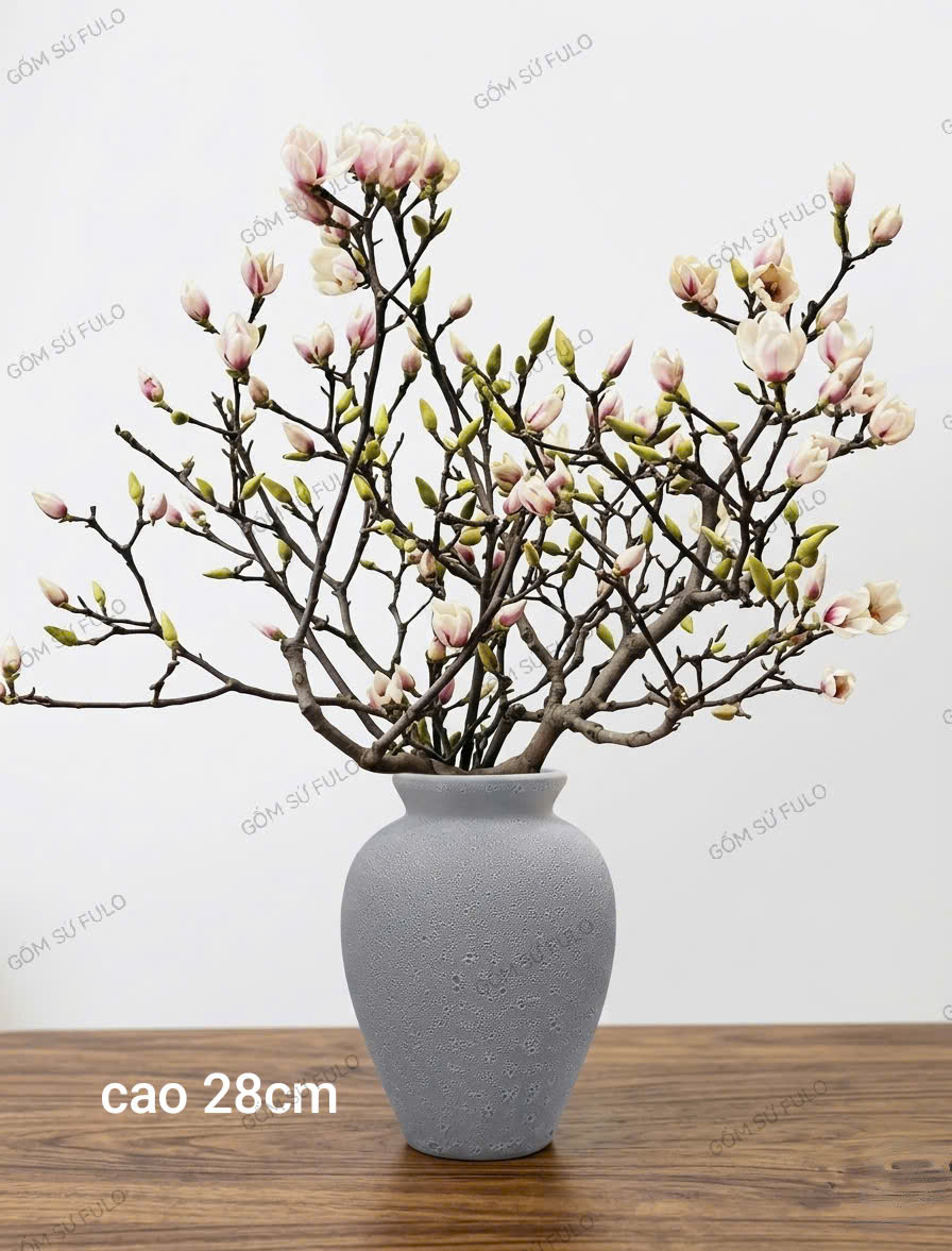 Nơi bán bình cắm hoa mộc lan đẹp- Gốm sứ Fulo