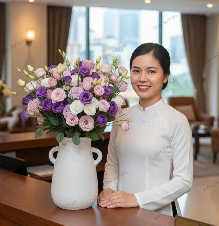 Bình hoa để bàn