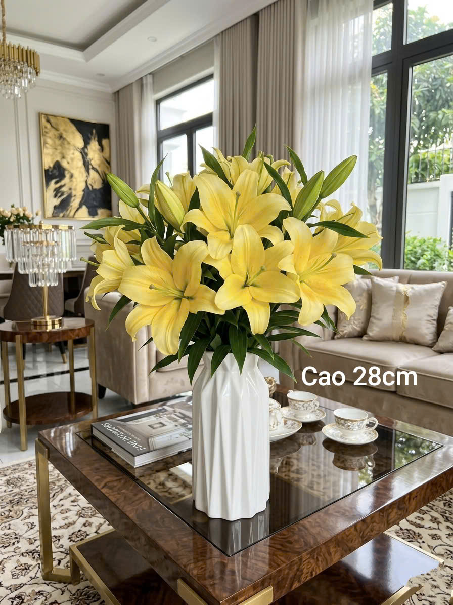 Mẫu bình cắm hoa ly đẹp tại Gốm Sứ Fulo