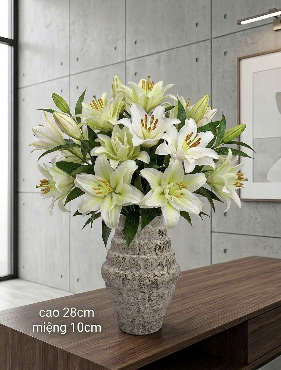 Những mẫu bình cắm hoa ly đẹp tại Gốm Sứ FULO - Ảnh 13