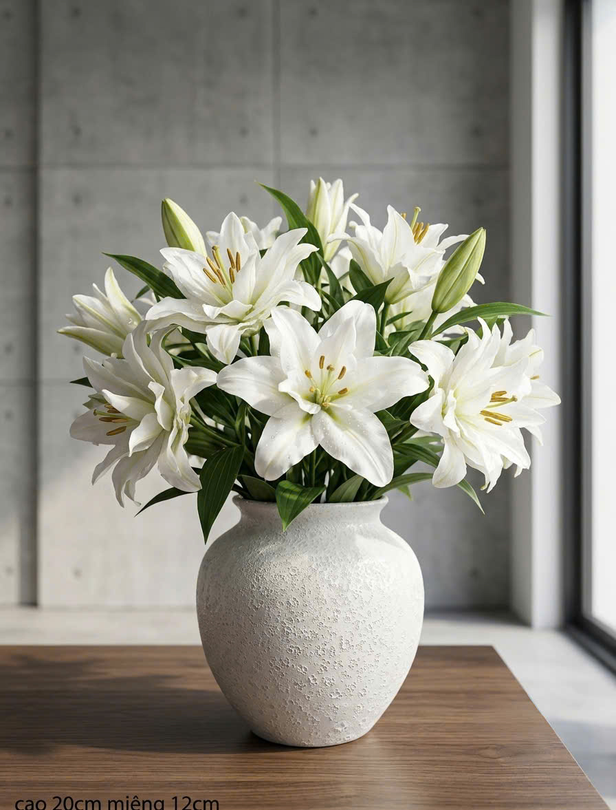 Những mẫu bình cắm hoa ly đẹp tại Gốm Sứ FULO - Ảnh 12