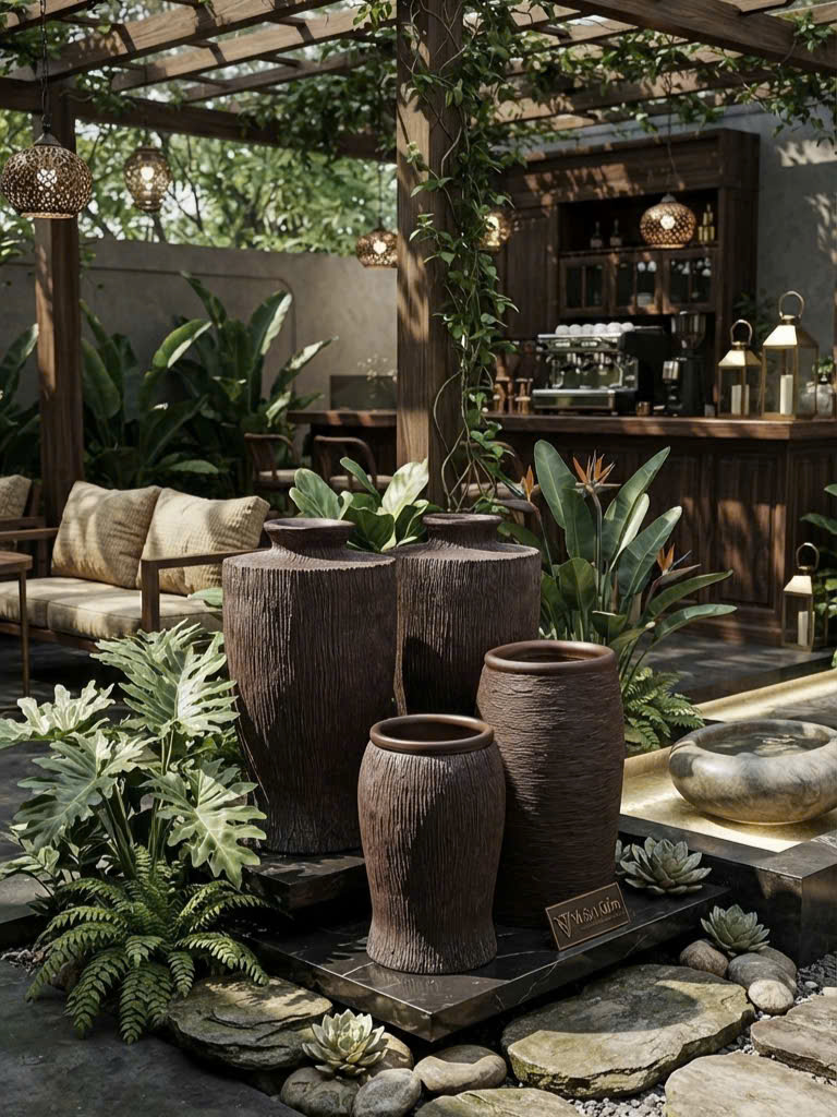 Bình Gốm Cỡ Lớn Decor Resot