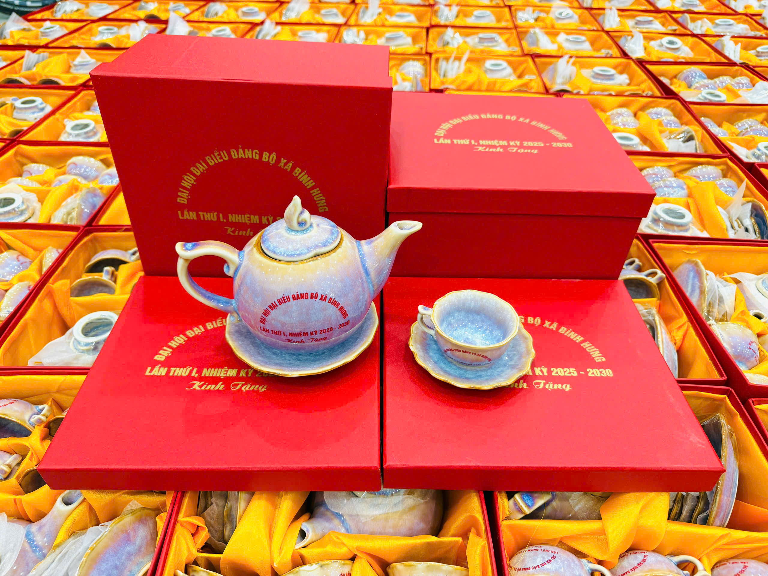 Bộ Trà quà tặng Gốm sứ Fulo