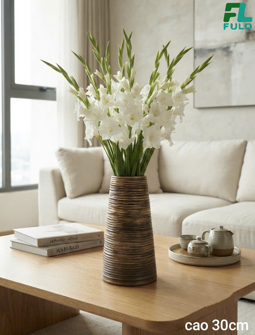 Mẫu Bình Cắm Hoa Lay Ơn- Gốm Sứ Fulo
