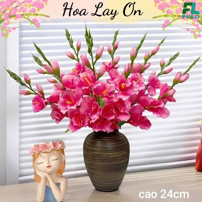 Mẫu Bình Cắm Hoa Lay Ơn- Gốm Sứ Fulo