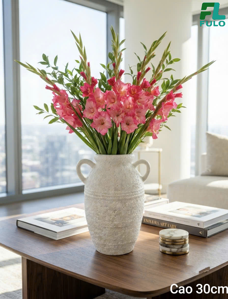 Mẫu Bình Cắm Hoa Lay Ơn- Gốm Sứ Fulo