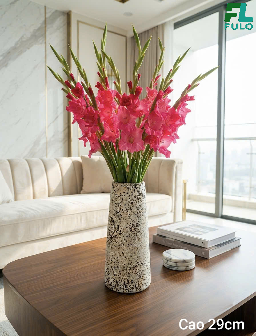 Mẫu Bình Cắm Hoa Lay Ơn- Gốm Sứ Fulo
