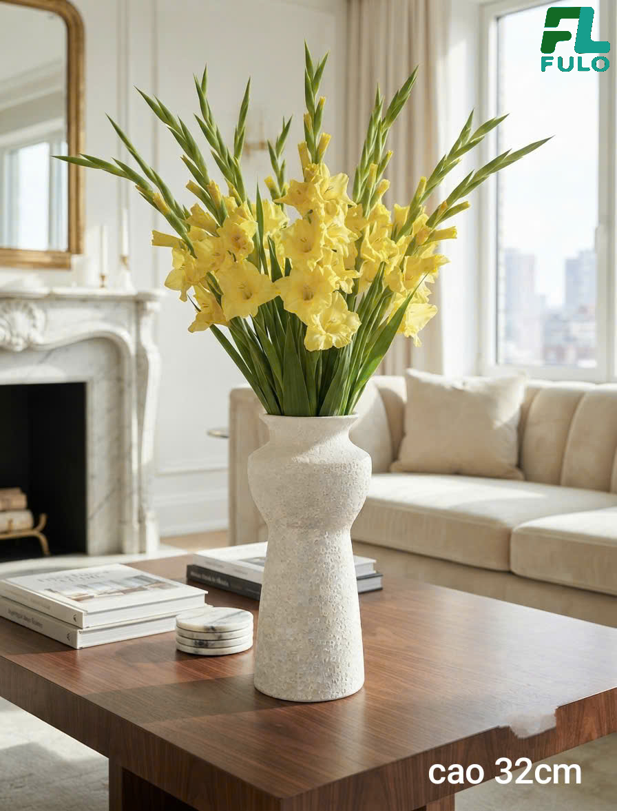 Mẫu Bình Cắm Hoa Lay Ơn- Gốm Sứ Fulo
