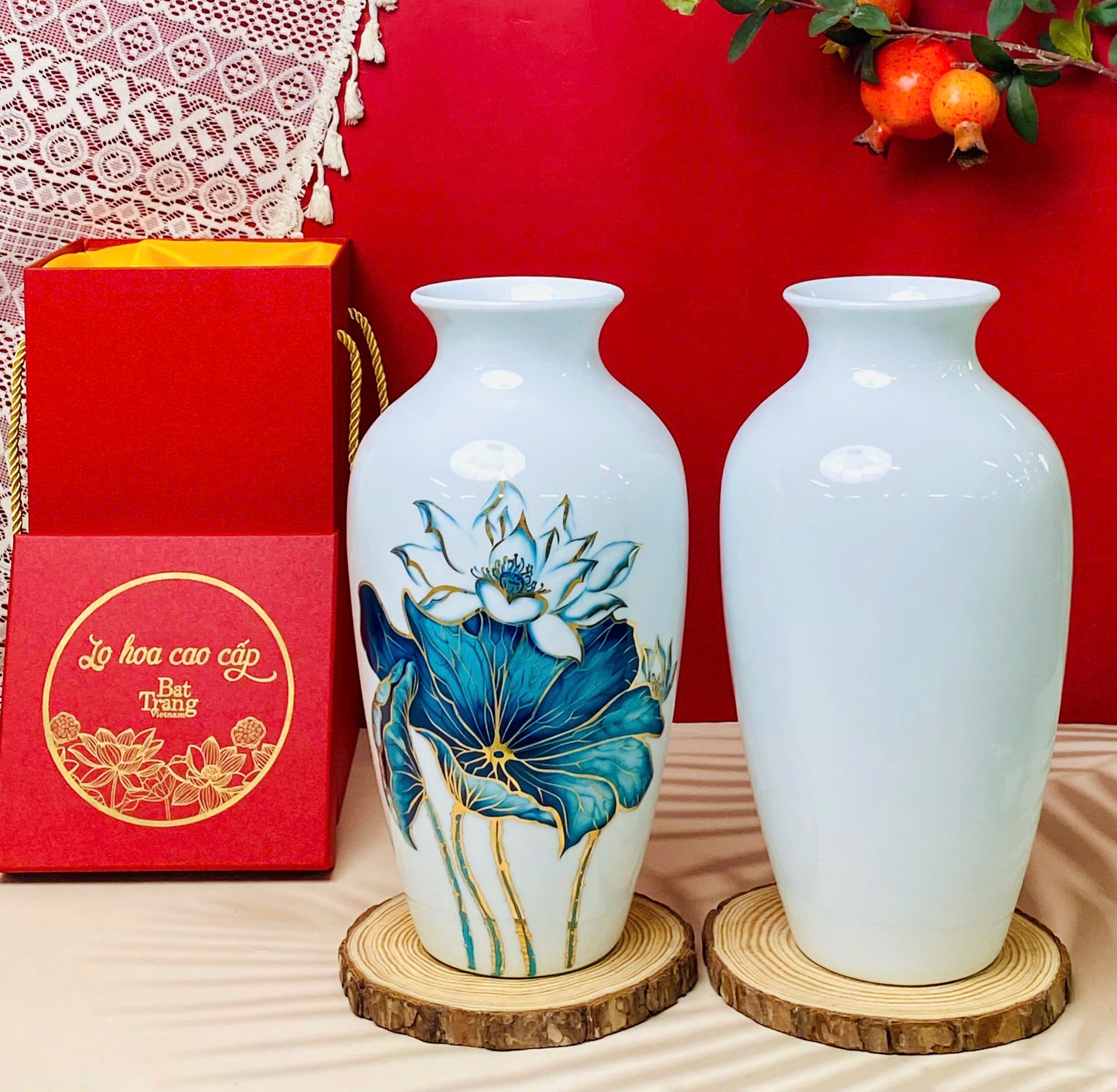 Mẫu bình quà tặng- Gốm Sứ Fulo